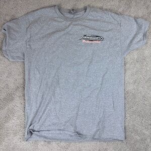Carolina House Of Hook Dragway Gray Graphic Print T-Shirt Size Large